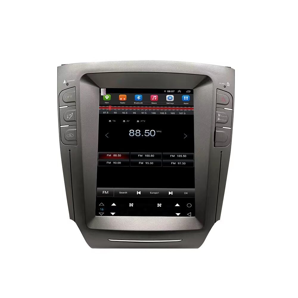 8+256 for Lexus IS250 IS350 2006 2007 2008 2009 2010 2011 2012 Android 14 Head Unit Car Radio Stereo GPS Naviation Tesla with Wireless Carplay Android Auto Multimedia Audio WiFi Bluetooth