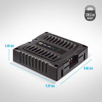 Banda Audioparts Elite 1200.4 1-Ohm Stable 4-Channel Car Amplifier - 1200W RMS @ 12.6V Class D Full Range Amp, Compact High-Efficiency 4CH Amplifier for Speakers & Subwoofers and Drivers and TWEETERS