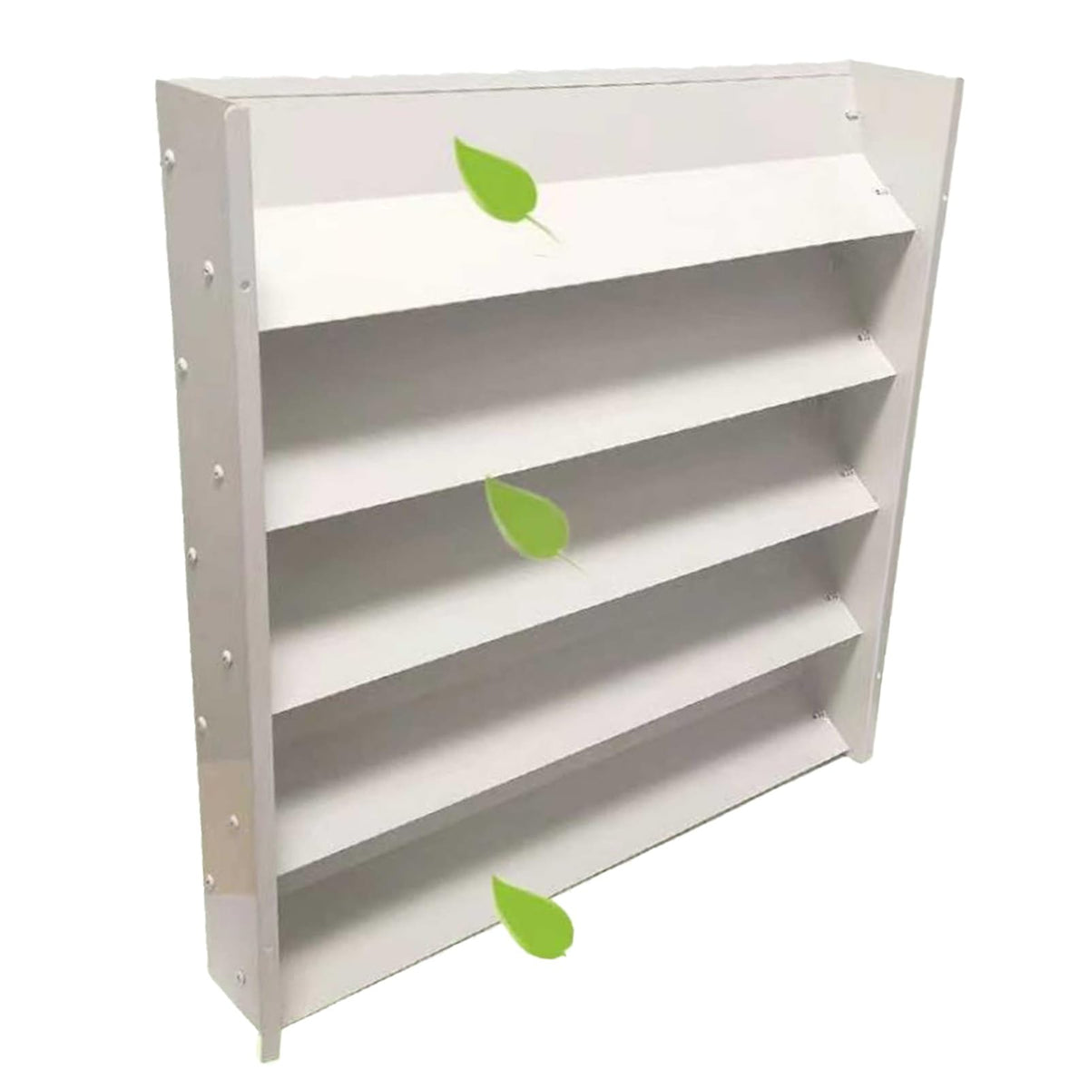 Air Conditioning Deflector,Air Outlet Anti Direct Blowing Baffle Wind Guide Cover,Air Deflector for The Air Conditioner Outdoor Unit,Heavy Duty Galvanized Steel Outdoor Ac Protection(55 * 55CM)