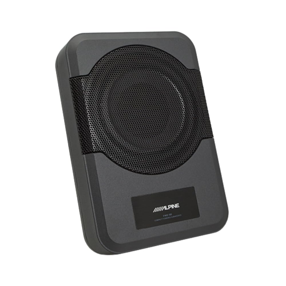 Alpine ILX-W770-M 7" Multimedia Receiver w/PWE-S8 8" Compact Powered Subwoofer
