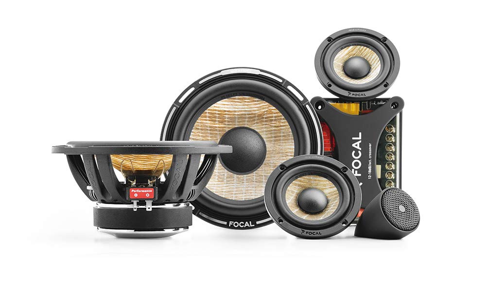 Focal PS165F3 Flax 6.5” 3-Way Component kit, RMS: 80W - MAX: 160W