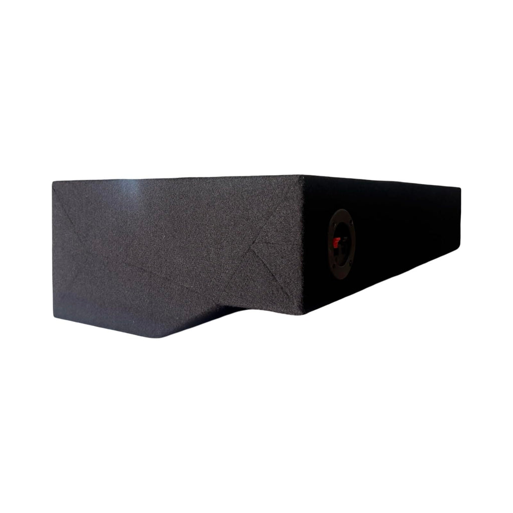Custom Single 10" Subwoofer Enclosure Compatible with 2022-2026 Tundra Crew Max- Under Seat Sealed Sub Box- Custom Fit-Black