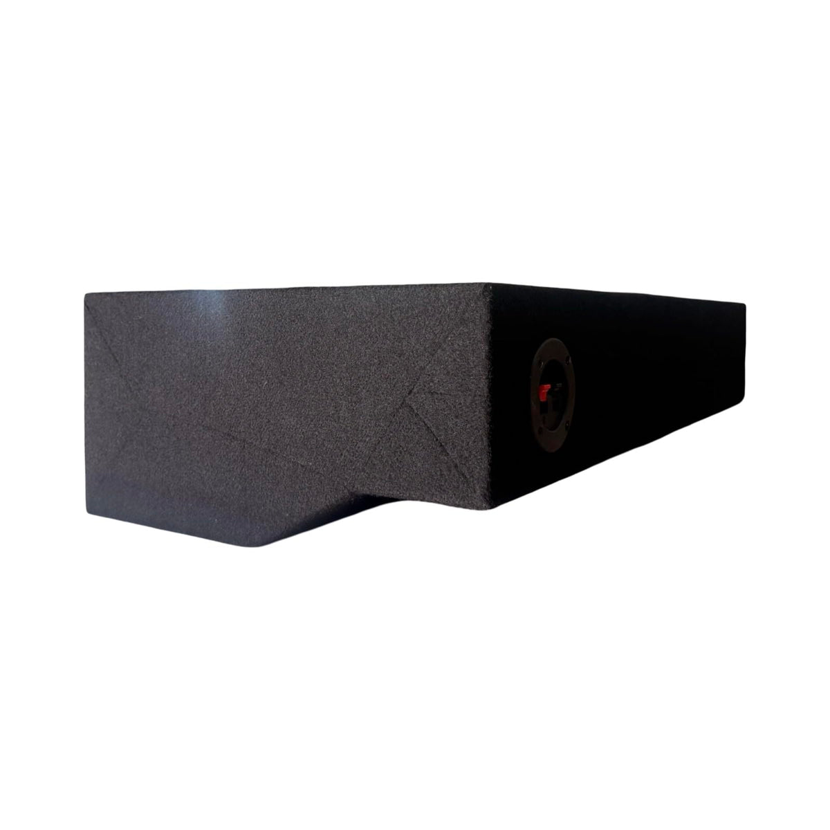 Custom Single 10" Subwoofer Enclosure Compatible with 2022-2026 Tundra Crew Max- Under Seat Sealed Sub Box- Custom Fit-Black