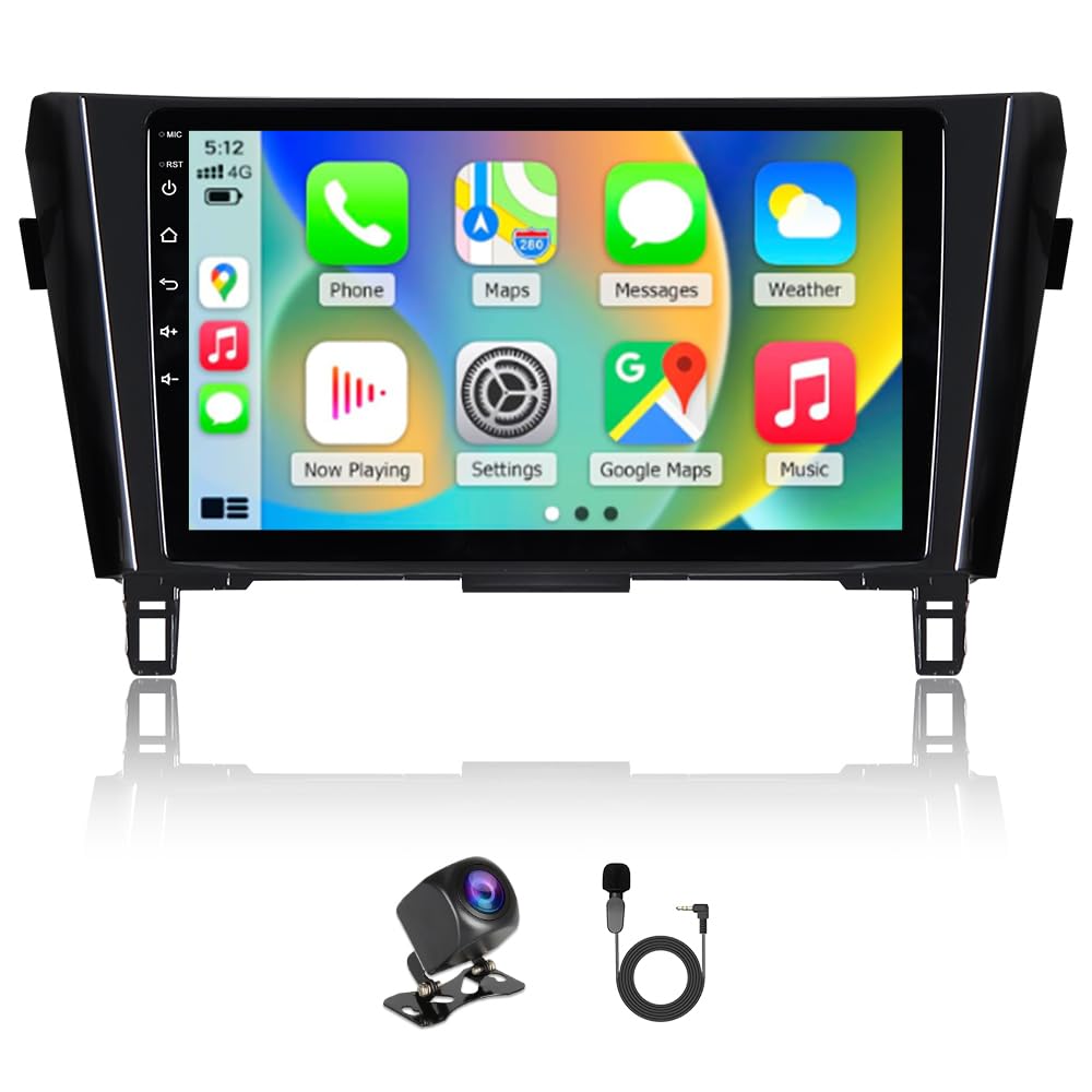 8Core 4+64GB Android 16 Car Stereo Radio for Nissan Rogue 2014-2018 X-Trail