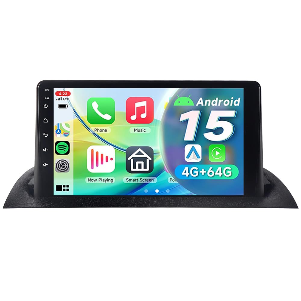 8-Core Android 15 Car Stereo for Mazda 3 MK3 2014-2018 w/o OEM Screen