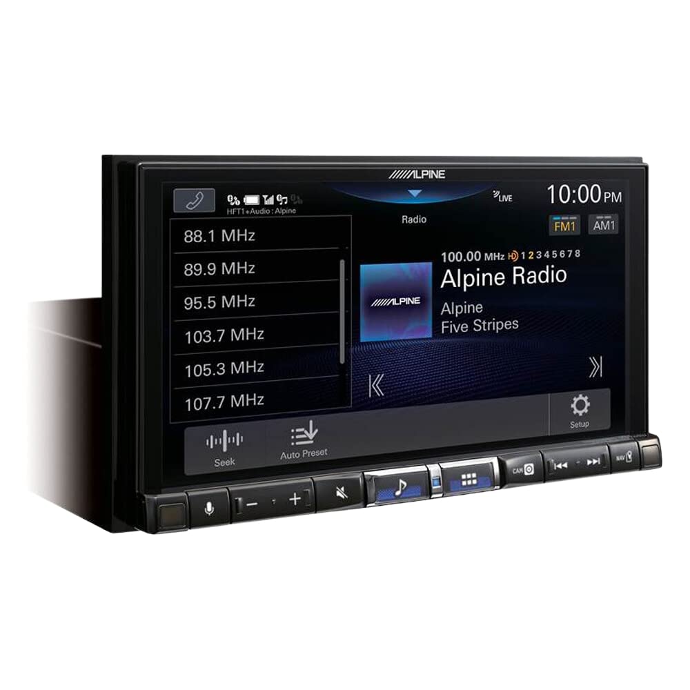 Alpine ILX-507 7" Multimedia Receiver (Doesn't Play Disc) with CarPlay/Android Auto and SiriusXM Tuner
