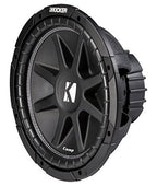 Kicker 43C124 Comp C12 Dual 12 Sub Box Final 2 Ohm Fits Regular Cab Trucks