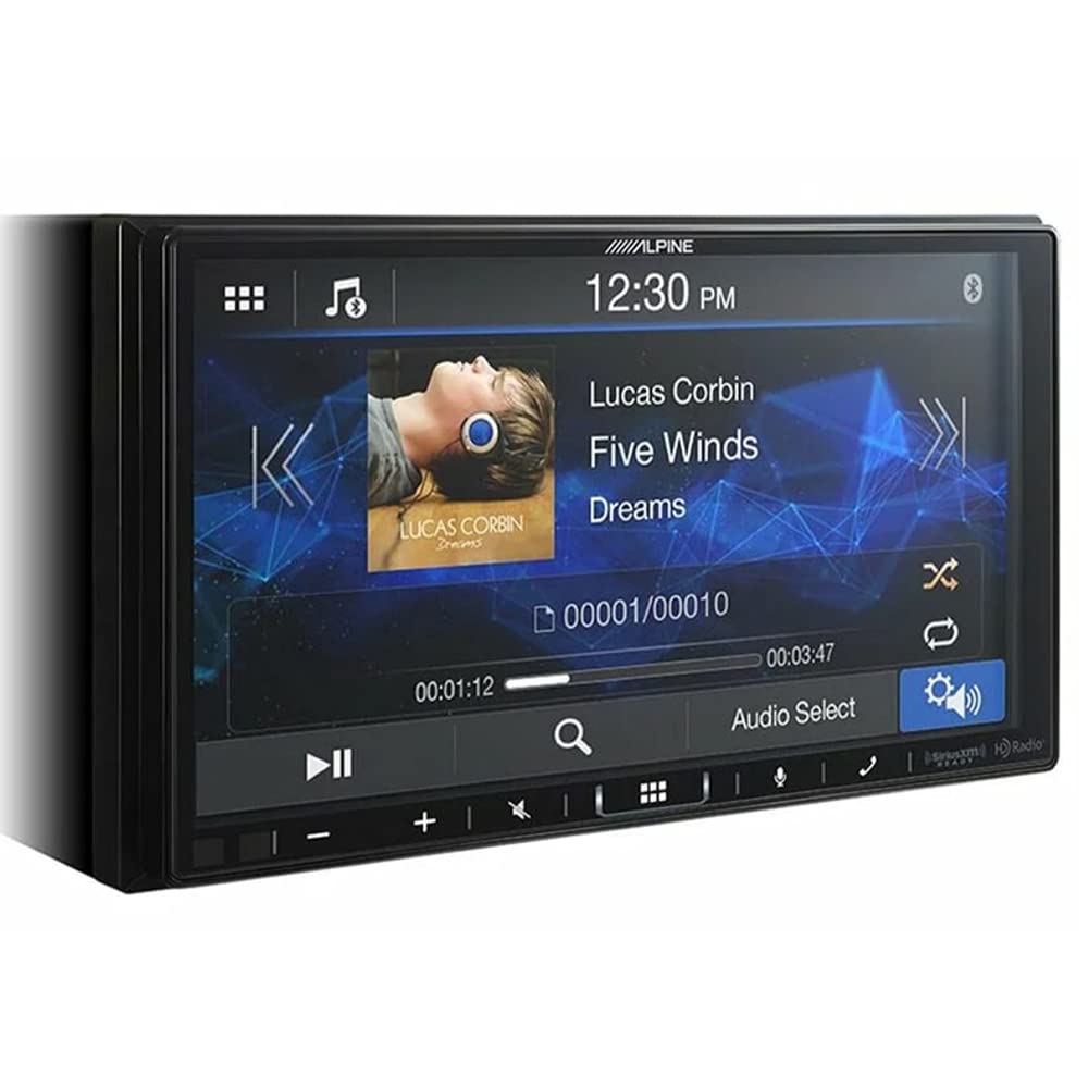 Alpine ILX-407 7 Inch 2 DIN Digital Media Receiver with License Plate Camera
