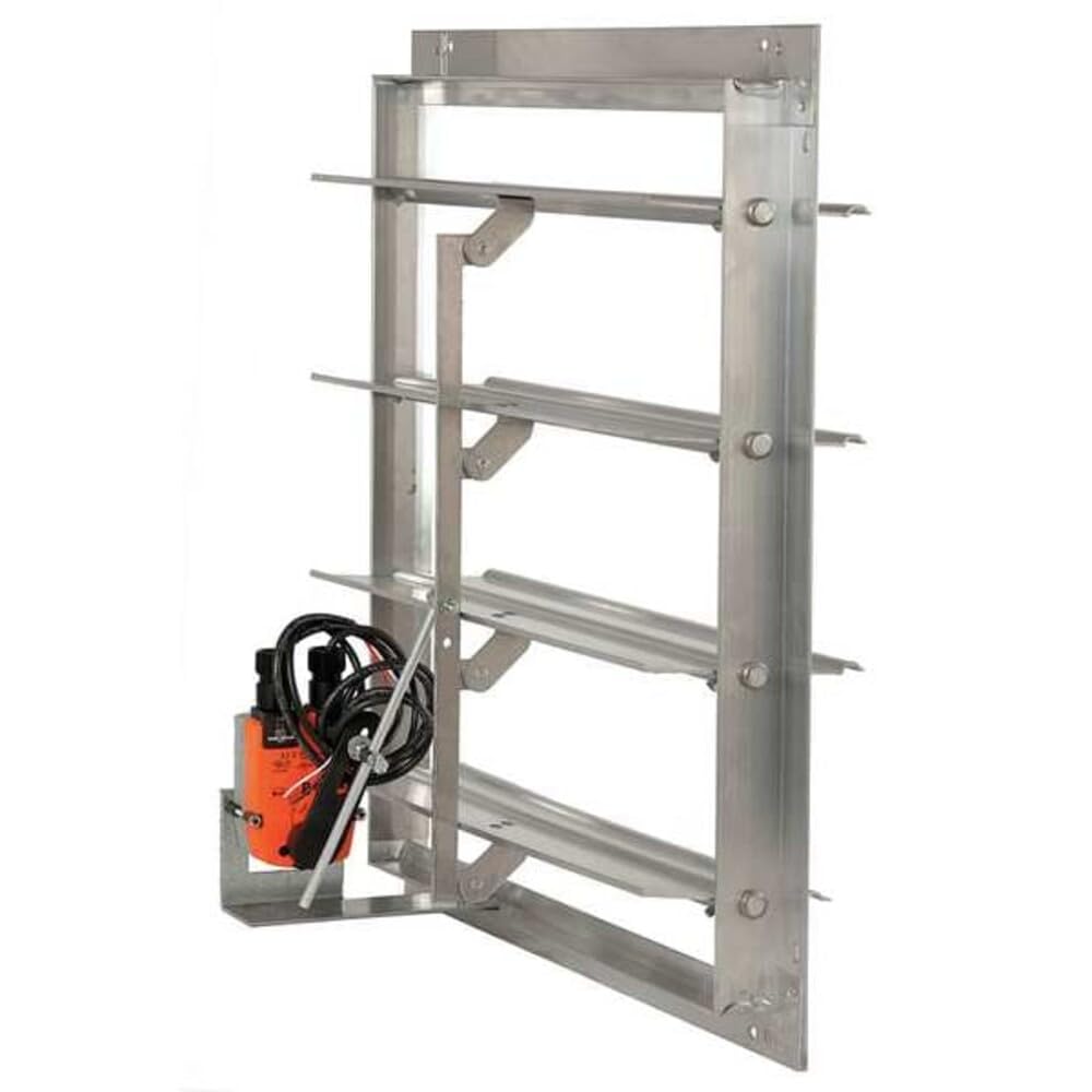 Dayton Mtrzd Damper,For Fan Dia. 24",100-240V 3C315-1 Each