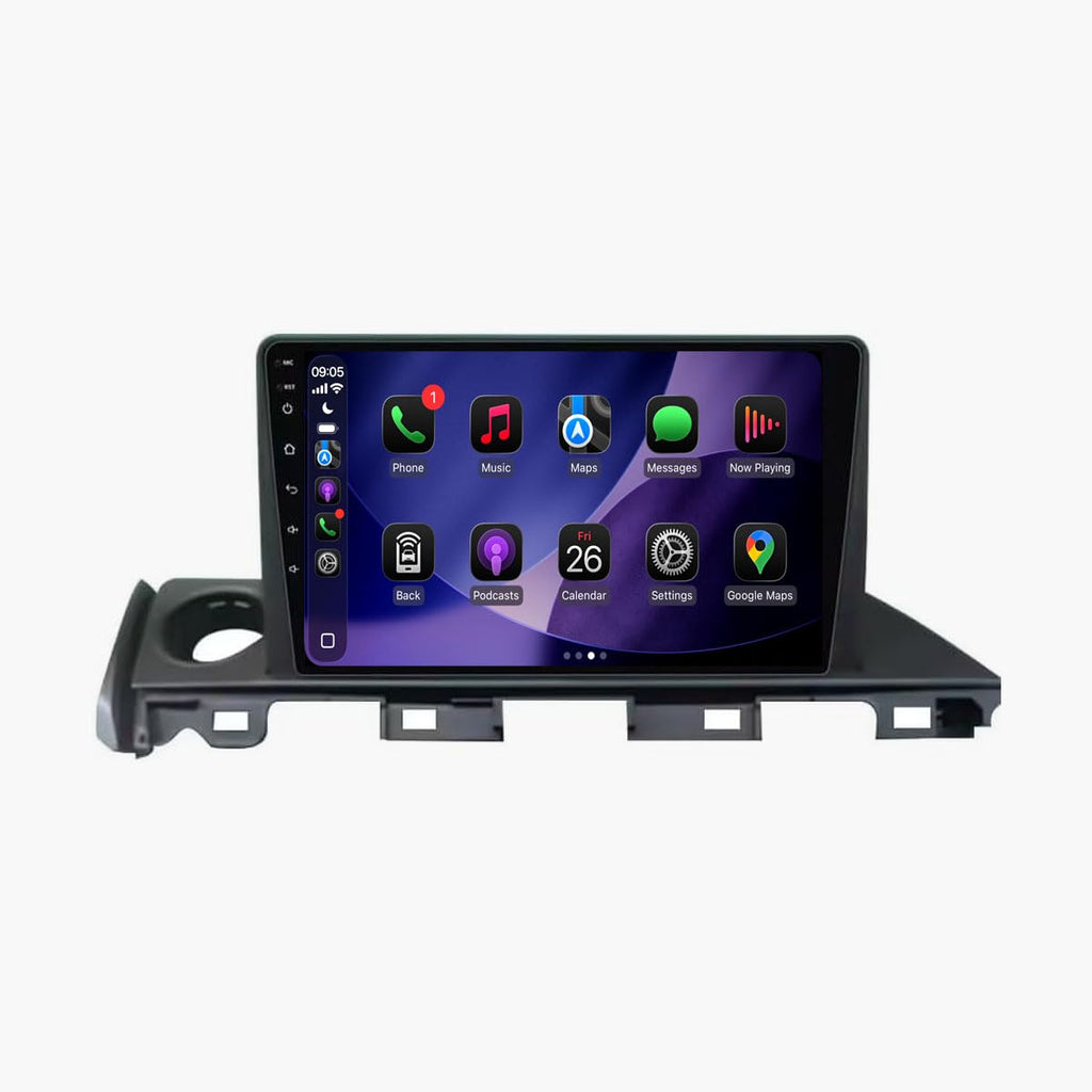 for Mazda 6 GL 2016 2017 2018 Radio Update Car Stereo Replacement with Carplay & Android Auto 8-Core 2+32G Head Unit 9-Inches 1280x720 IPS Touch Screen Bluetooth
