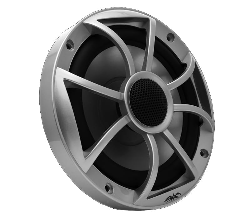 Wet Sounds - Two Pairs of Recon 6-S Sliver 6.5" Speakers and A Kicker KXMA400.4 Marine Amplifier