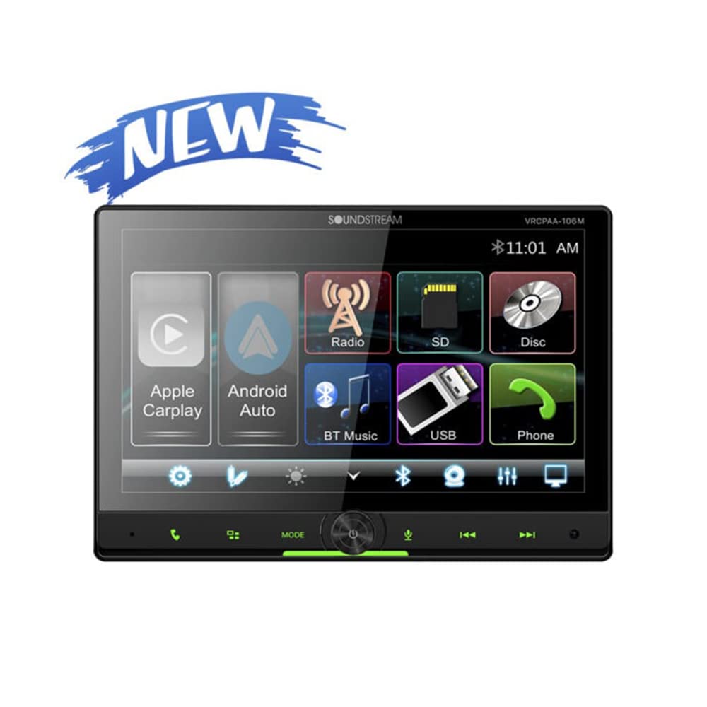 Soundstream VRCPAA-106M Multimedia Floating 10.6″ Multimedia Touchscreen