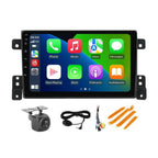 Radio for Suzuki Vitara 2005-2015 Stereo Upgrade Dash Kit Car GPS Navigation,2+32GB 9" IPS Touch Screen Head Unit with Car-Play & Android Auto/SWC/Rear View