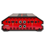 DS18 SXE-3000.4D/RD Car Amplifier Stereo Full-Range Class D 4-Channel 200x4 RMS @4 OHM 3000 Watts - Powerful and Compact Amp for Speakers in Car Audio System (Renewed), RED