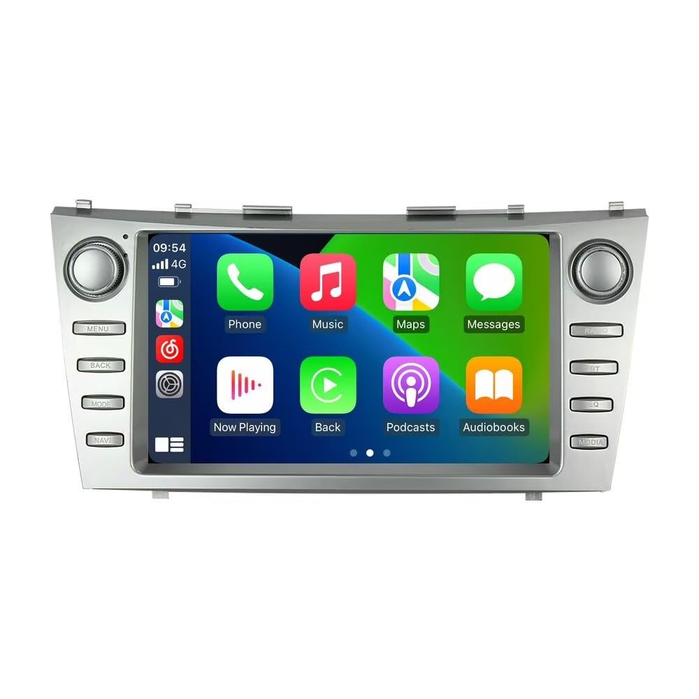Radio for Toyota Camry 2006 2007 2008 2009 2010 2011 Stereo Upgrade Dash Kit Car GPS Navigation,2+32GB 9" IPS Touch Screen Head Unit with Car-Play & Android Auto/SWC/Rear View