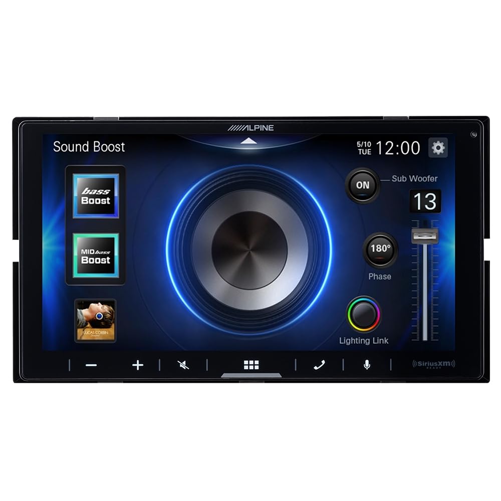 Alpine ILX-W770 6.75" Shallow-Chassis Digital Multimedia Receiver with SiriusXM Tuner