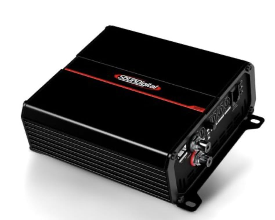 SounDigital XP 1600.1 Monoblock 1600 watt RMS at 2 Ohm Amplifier (Renewed)