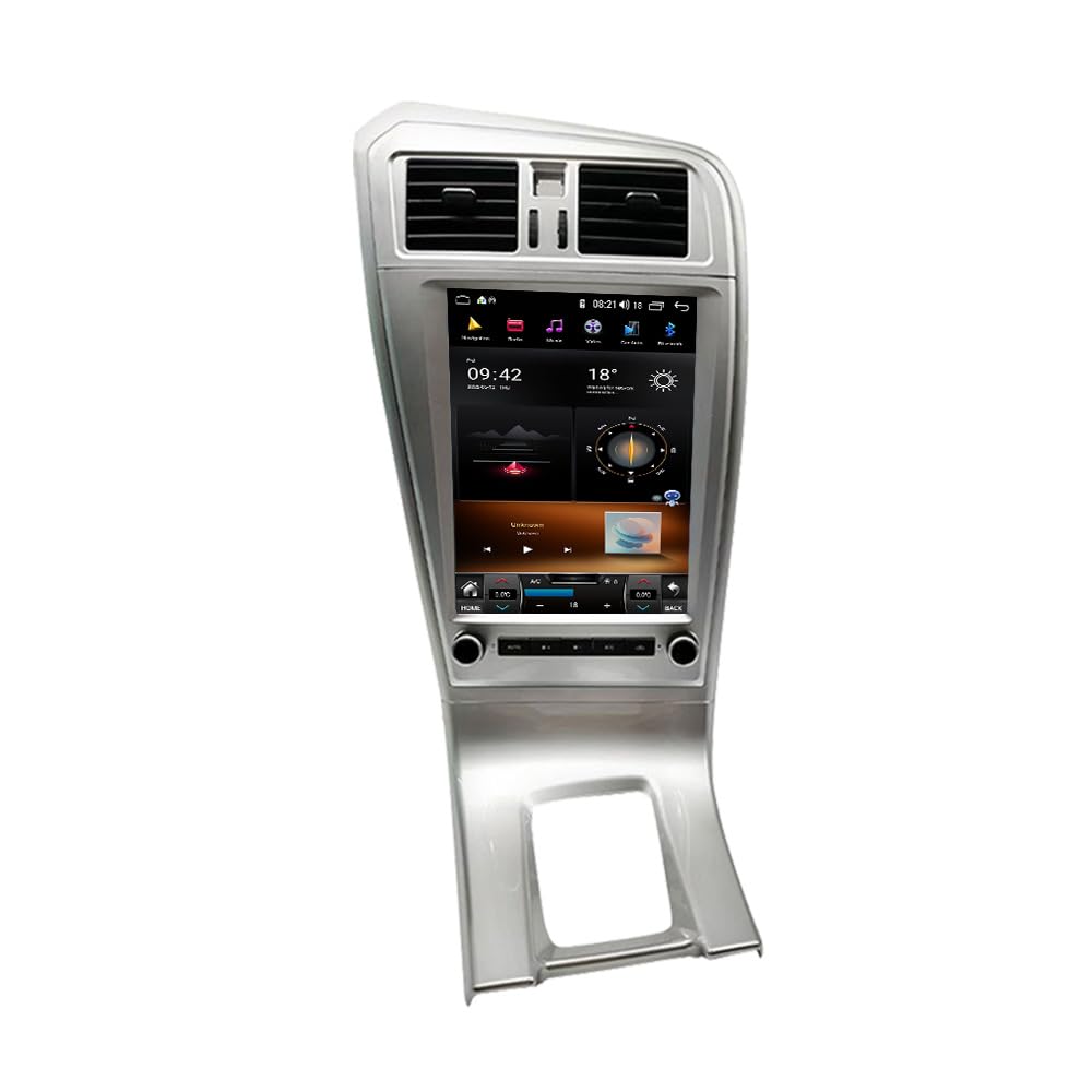 12.1 Inch Tesla Style Vertical Touch Screen Car Stereo, Android 15.0 Radio with GPS Navigation & CarPlay, Multimedia Player Head Unit Compatible with Volvo XC60 2009-2017 (4+64GB)