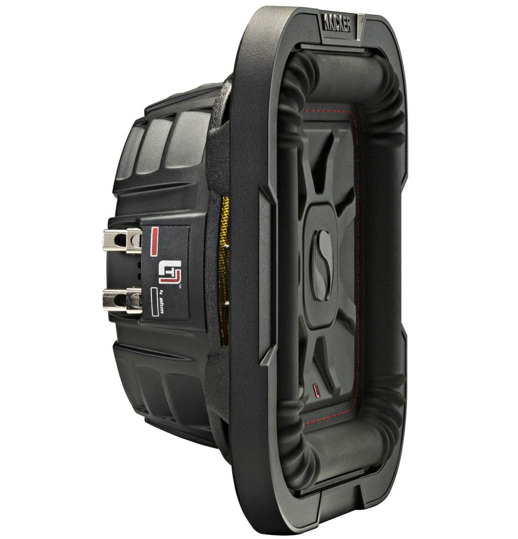 Kicker L7T 8 Inch Shallow Mount Subwoofer Amp Combo with Wiring Kit
