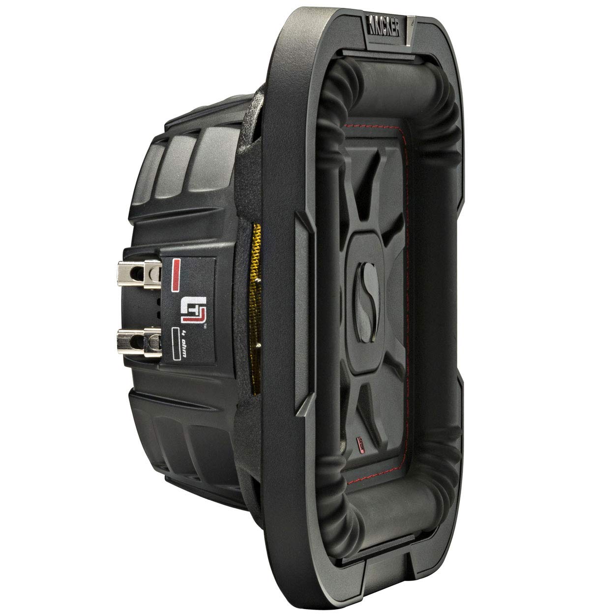 Kicker L7T 8 Inch Shallow Mount Subwoofer Amp Combo with Wiring Kit