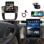 9.7 Inch Android 13 Car Stereo Radio for Chevrolet GMC 2007 2008 2009 2010 2011 2012 2013 2014 with Wireless Carplay/Android Auto Double Din GPS Navigation BT WiFi Camera【2+32G】