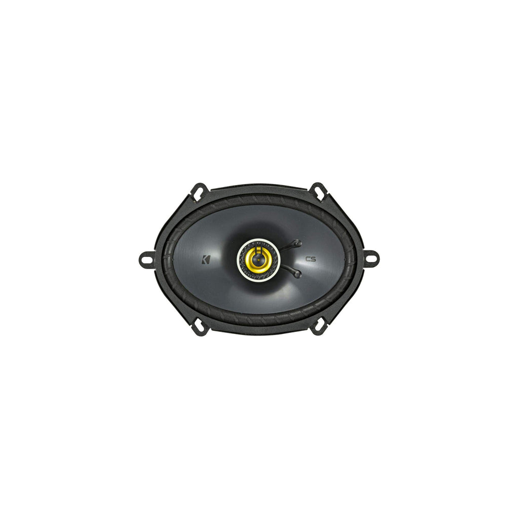 KICKER CS Series CSC68 6 x 8 Inch Car Audio System Speaker, Black (2 Pack)