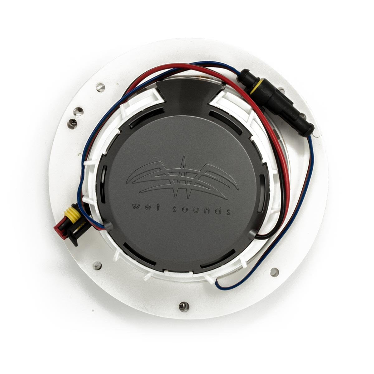 Wet Sounds - Three Pairs of REVO 6-XWW White Closed XW Grille 6.5 Inch Marine LED Coaxial Speakers