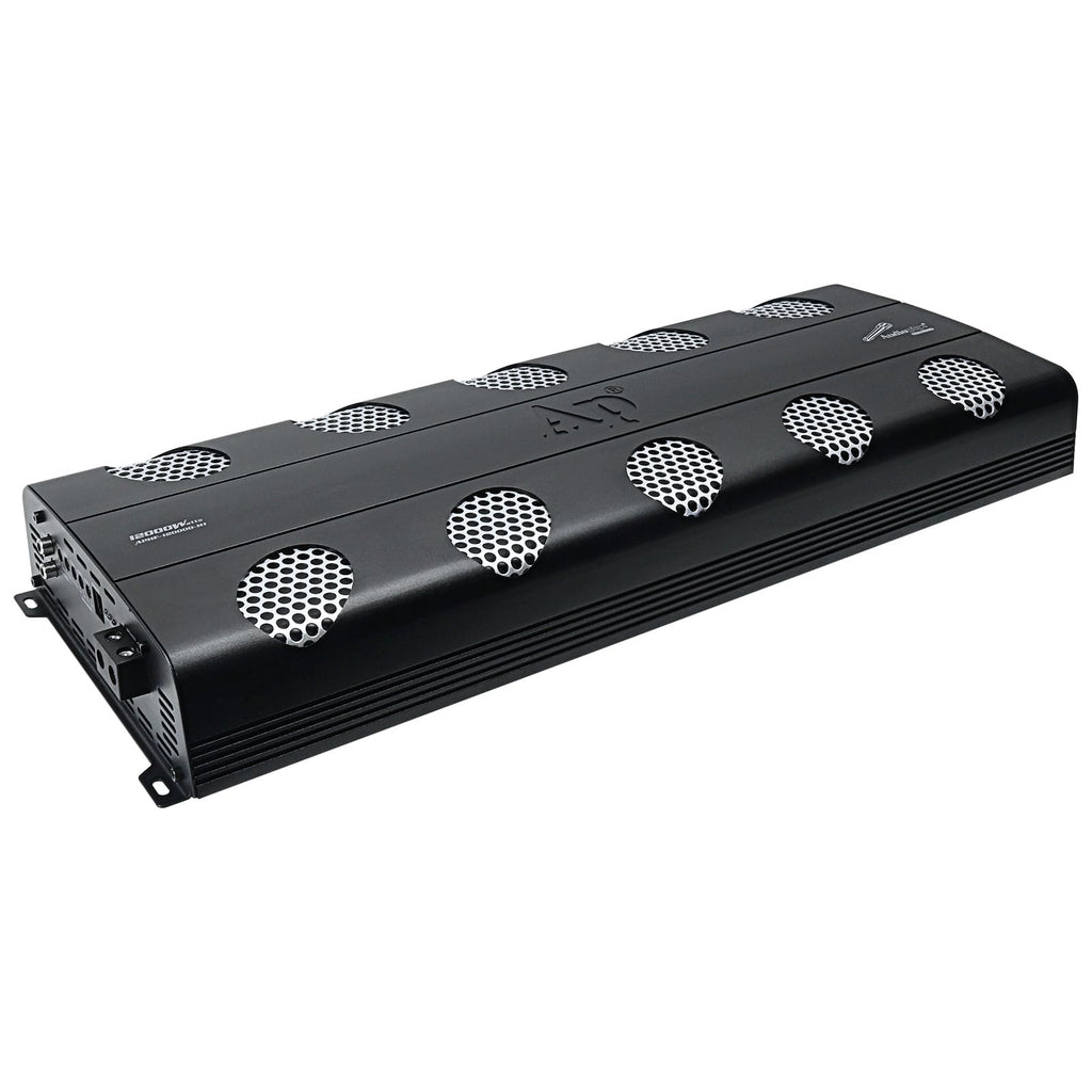 Audiopipe 3000 Watts Full Range Class D Mosfet Amplifier (APHF-3000D-H2), 4-Point Protection System, 2 Ohm, BTL Mode, Remote Bass Control Knob