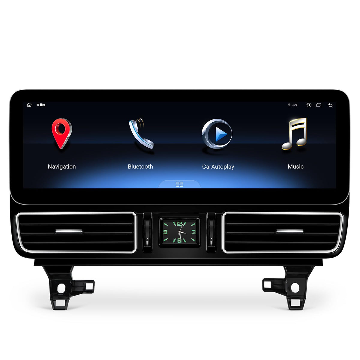 XTRONS 14.9 Inch Android 14 Car Stereo for Mercedes-Benz M-Class W166 GL-Class X166 2012-2015 NTG 4.5/4.7 System, 2K IPS Anti-Glare Touch Screen GPS Navigation Support Wireless CarPlay Android Auto 4G