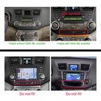 Android 13 Car Radio Stereo for 2008 2009 2010 2011 2012 Toyota Highlander with JBL Amplifier but Without OEM Navigation/Built-in Wireless Carplay Android Auto 10.2" Head Unit Video Player