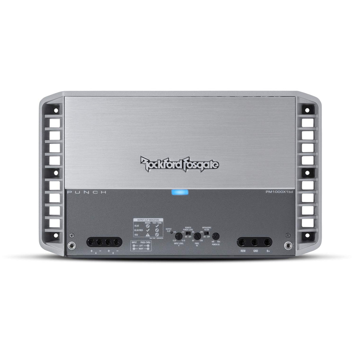 Rockford Fosgate Punch PM1000X1bd 1,000-Watt Mono Marine Amplifier