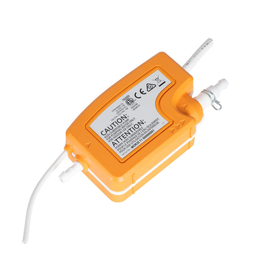 Aspen Silent+ Mini Orange Gen 5 Condensate Pump – Ultra Quiet 16dB(A), Variable Speed, Universal Mini-Split HVAC Pump, Ceiling & Floor Install