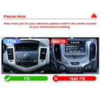 10-inch Dual-Knob Android Touchscreen Car Radio Stereo for Chevrolet Chevy Cruze 2009-2015, Wireless CarPlay, Android Auto, Bluetooth, Mirror Link, GPS Navigation, Wi-Fi, FM, Backup Camera, SWC 2+64G