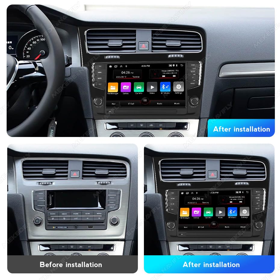 Android Car Stereo for VW Golf 7 MK7 2013-2018 Radio Head Unit 2GB+64GB