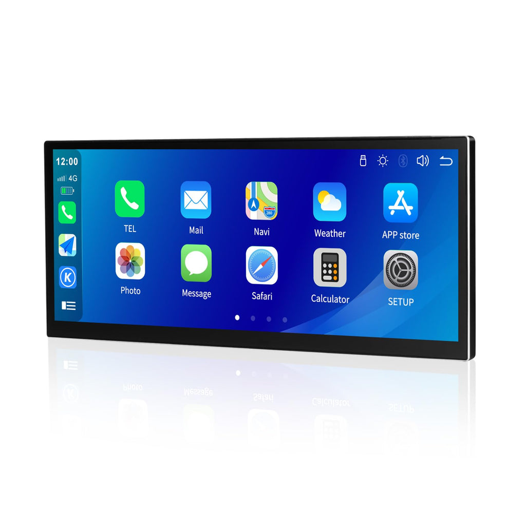 12.3 Inch Touch Screen Car Stereo with Bluetooth for BMW 3 4 Series F30 F31 F32 F33 F34 F36 2012-2016 with NBT System Wireless Carplay/Android Auto/Mirrorlink Siri