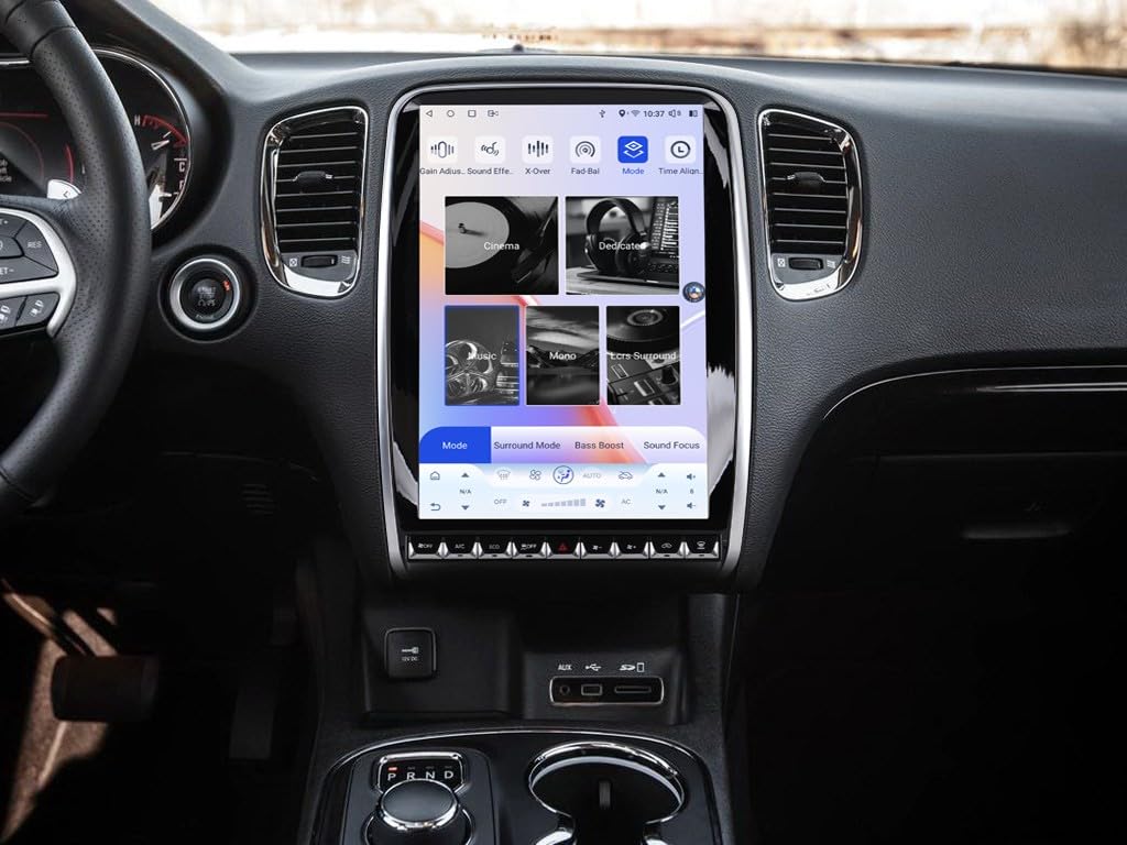 14.5 Inch Touch Screen Android 13 Car Radio for Dodge Durango Stereo Upgrade Tesla Style Head Unit Multimedia Player Android Auto Carplay GPS Navigation (2014-2020 Year)