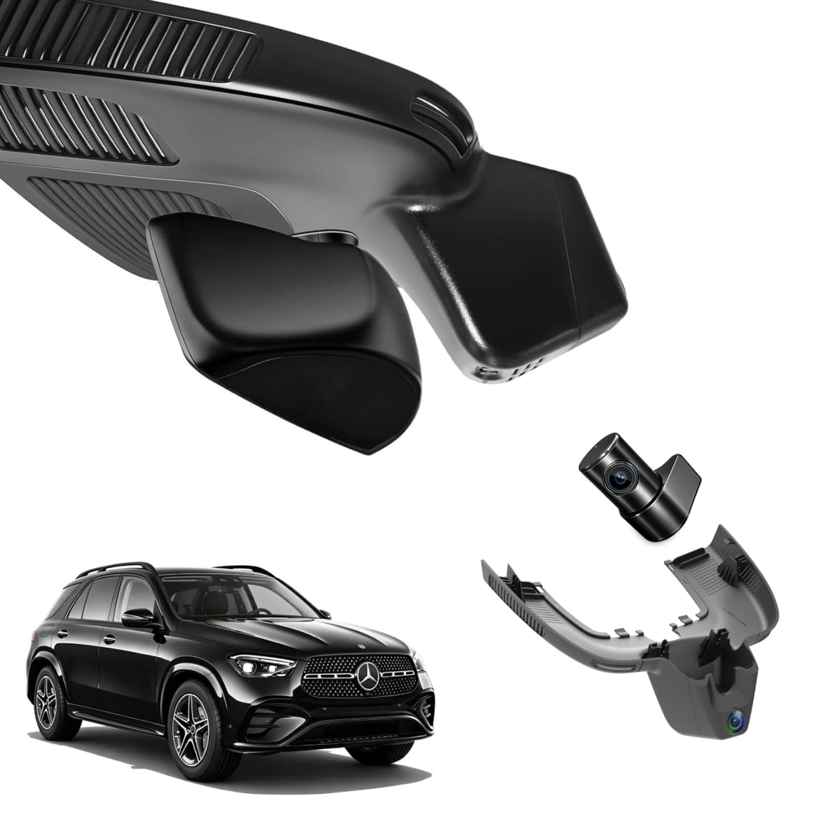 Mercedes-Benz 4K OEM-Style Dash Cam for 2020-2026 GLE/GLS(with Vent Hole)