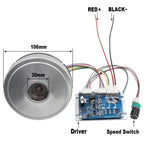10690 DC 24V/48V High Power DC Brushless Centrifugal Blower for Dust Removal of Vehicle Vacuum Cleaner Spray Equipment(48V Blower and Drive)