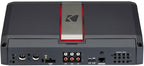 Audiosavings Bundle: Kicker 51LX12005 5-Channel Car Stereo Amplifier Class D Amp LX1200.5 Bundle with Rockville RWK4CU 4 AWG Amp Installation Wire Kit and RTR172 RCA Cable (3 Items)