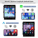 Android 15 Car Stereo Radio for Hyundai Sonata 2011-2015 9.7inch Touchscreen with Wireless Carplay Android Auto GPS Navigation, WiFi, Bluetooth, FM/RDS Radio, HiFi, SWC+Rear Camera (2+32G)