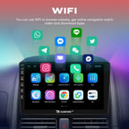 for Chevrolet Sail 2005-2016 Car CarPlay Android Auto Navigation Stereo GPS Radio Reverse Camera Display 9" IPS Touchscreen Headunit Tablet Pad Media Player, if Applicable Quad Core 4G+64G