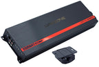 Warzone Series 700W 5-Channel Class D Car Audio Amplifier - True RMS Power, 1/2/4 Ohm Stable, Remote Subwoofer Level Control, Multi-Channel Vehicle Sound System Amp