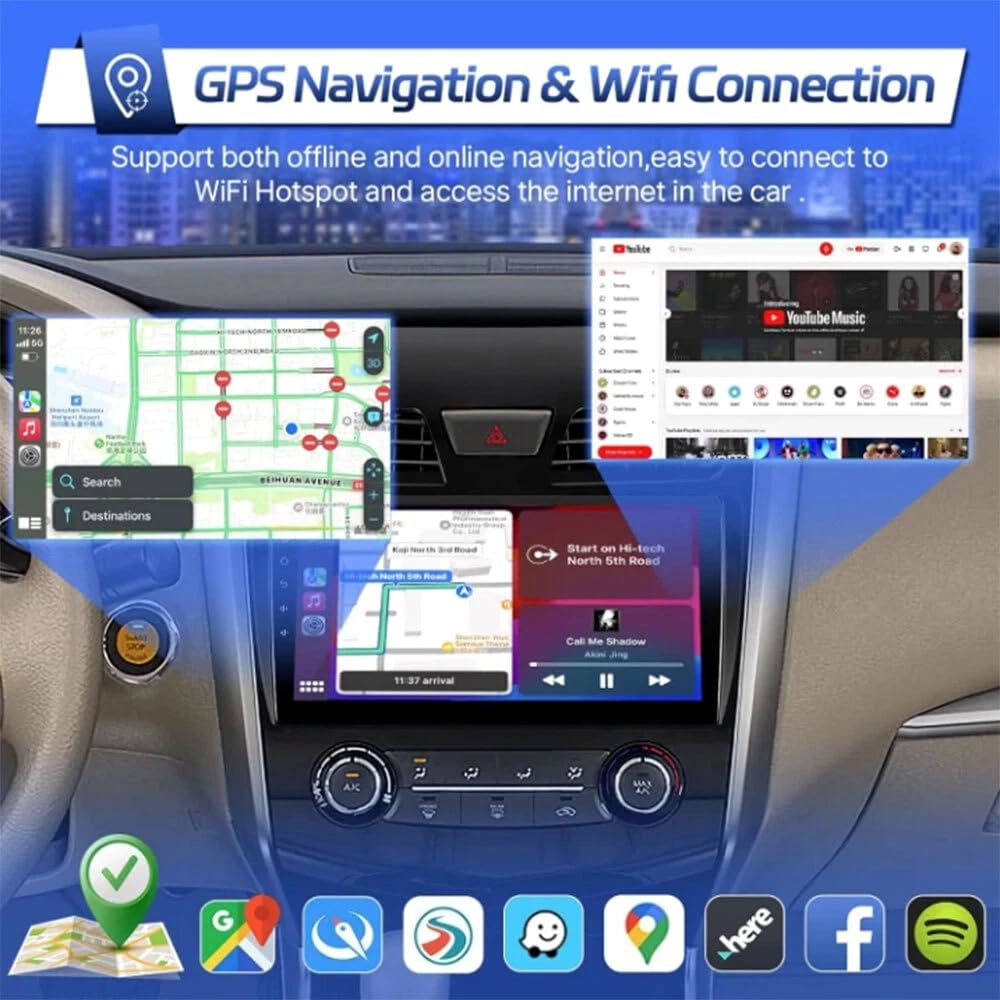 Android 13 Double Din Car Stereo for Dodge Durango 2014-2020, 2+64G