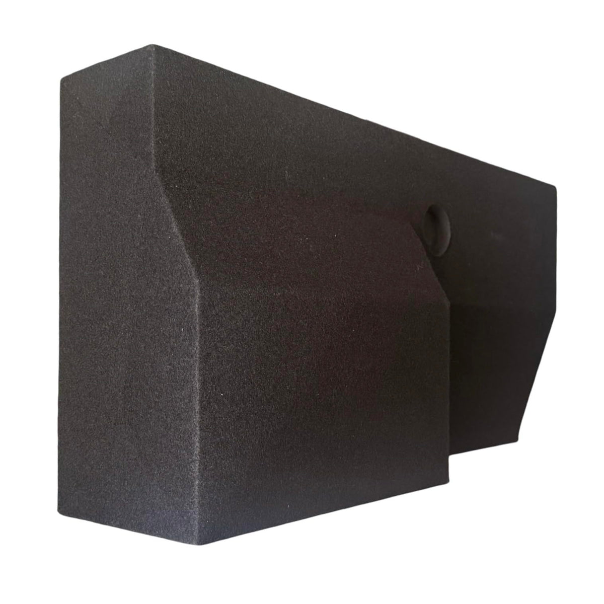 Custom Single 10" Subwoofer Enclosure Compatible with 2022-2026 Tundra Crew Max- Under Seat Sealed Sub Box- Custom Fit-Black