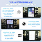 Android 14 Car Radio for Ford F150 F-150 2013 2014 Stereo Replacement Tesla Style Dash IPS Touch Screen Android Auto GPS Navigation Unit Multimedia Player 14.4 Inch