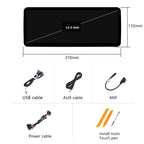 Ultra Narrow 12.3 Inch 1920 * 720 Android Auto Radio for Mercedes Benz A Class W176 GLA X156 CLA C117 G Class W463 Carplay Car Multimedia Stereo Touch Screen (Linux 4.5 System)