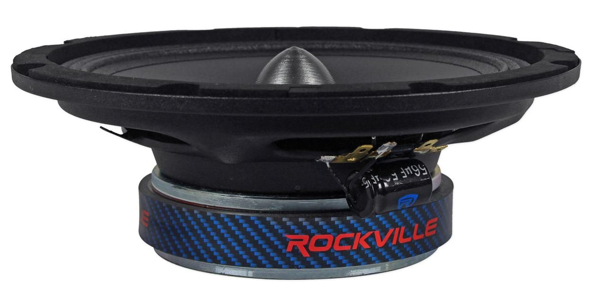 Rockville RXM84 8-Pack 8" 4-Ohm Car Audio Mid-Bass/Midrange Bullet Speaker