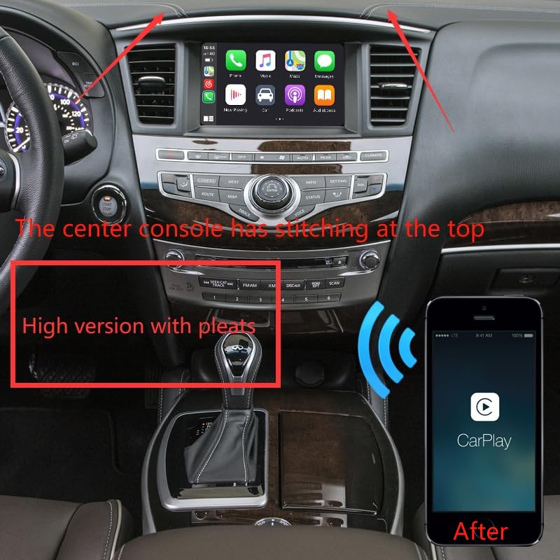 12.1 Inch Android 14 Car Stereo Radio for Infiniti JX35 QX60 2012-2019 Multimedia Player GPS Navigation Carplay Android Auto WiFi Bluetooth 4+64GB