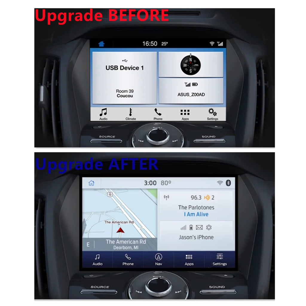 for Accessories SYNC 3 APIM Module Navigation Upgrade Latest V3.4 System Version NA 222 Map GPS Navigation, APIM Module Supports Apple CarPlay and Android Auto, Compatible 16-19 F150 - F450