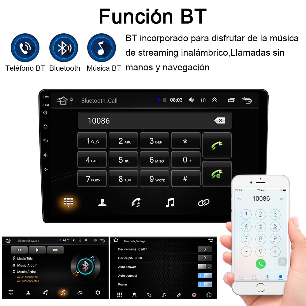 Android 13 for Honda Odyssey Radio 2009-2014 Car Stereo 9" Touchscreen Wireless Carplay Android Auto DSP Bluetooth GPS Navigation FM with Free Reverse Camera (4GB RAM+64GB ROM)